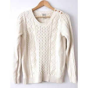 Vintage L.L. Bean Cable Knit Sweater